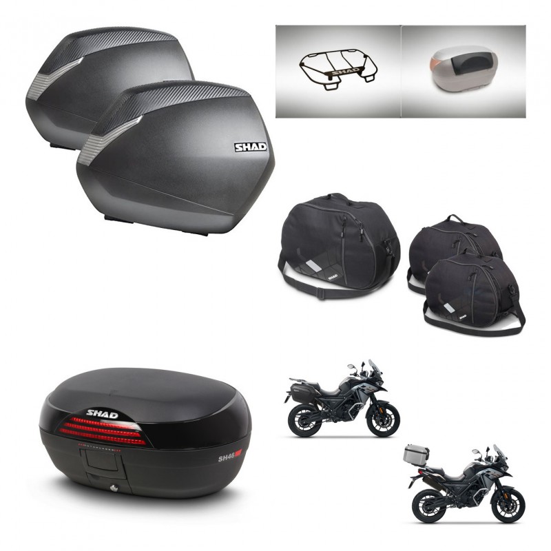 SHAD Baul SH46 + soporte montaje maletas SH36 accesorios 45 L KIT-477753