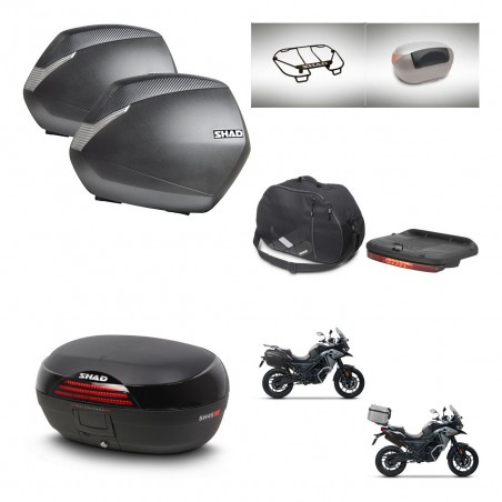 SHAD Baul SH46 + soporte montaje maletas SH36 accesorios 45 L KIT-477758