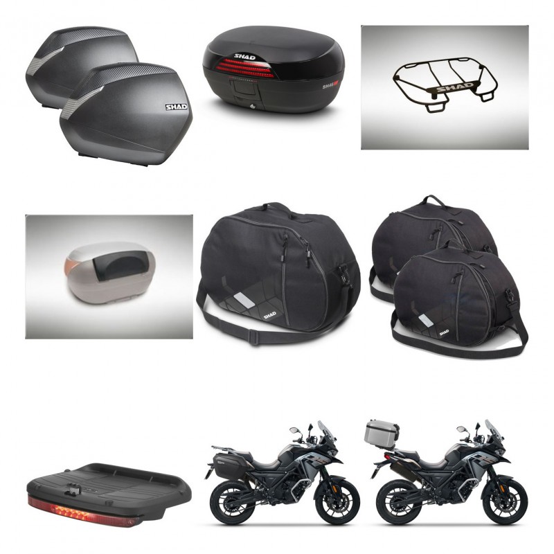 SHAD Baul SH46 + soporte montaje maletas SH36 accesorios 45 L KIT-477759
