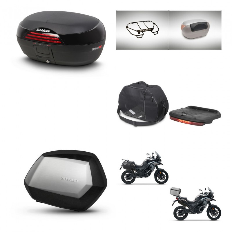 SHAD SH35 PREMIUM suitcases + mounting bracket SH46 trunk accessories 45 L KIT-477761