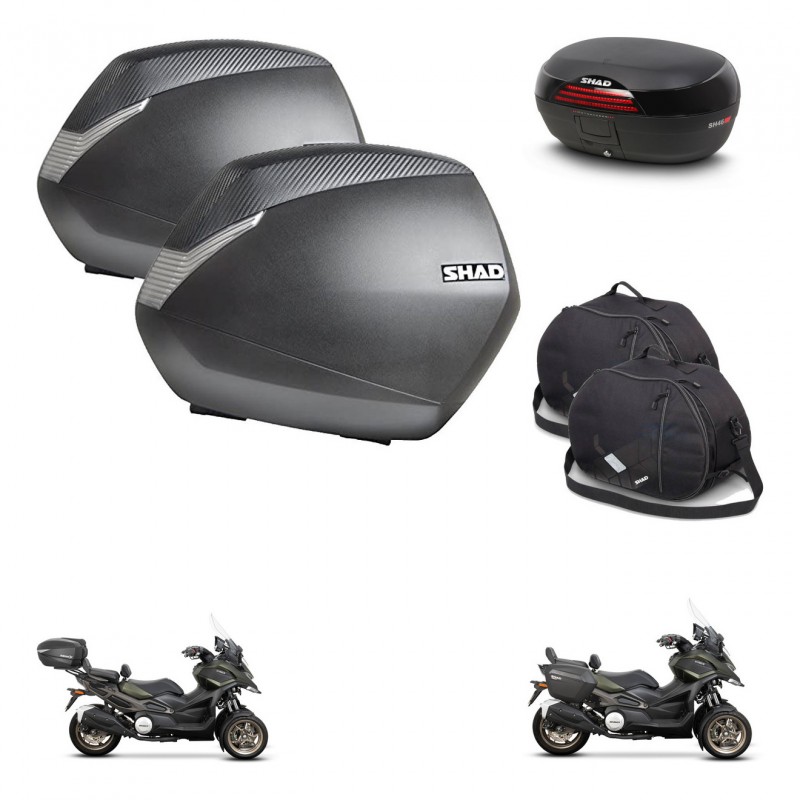 SHAD Baul SH46 + soporte montaje maletas SH36 accesorios 45 L KIT-477765