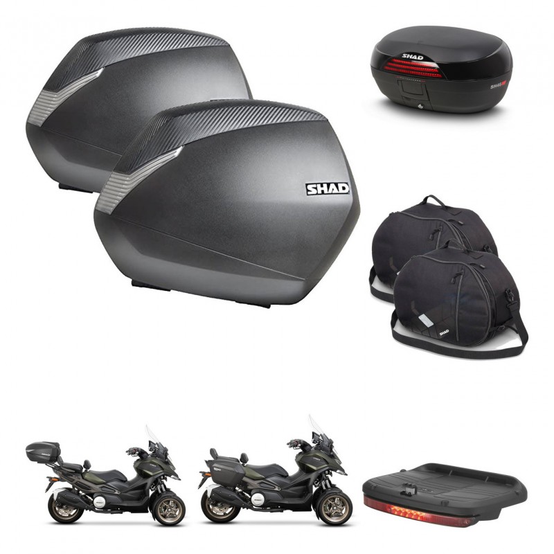 SHAD Baul SH46 + soporte montaje maletas SH36 accesorios 45 L KIT-477771
