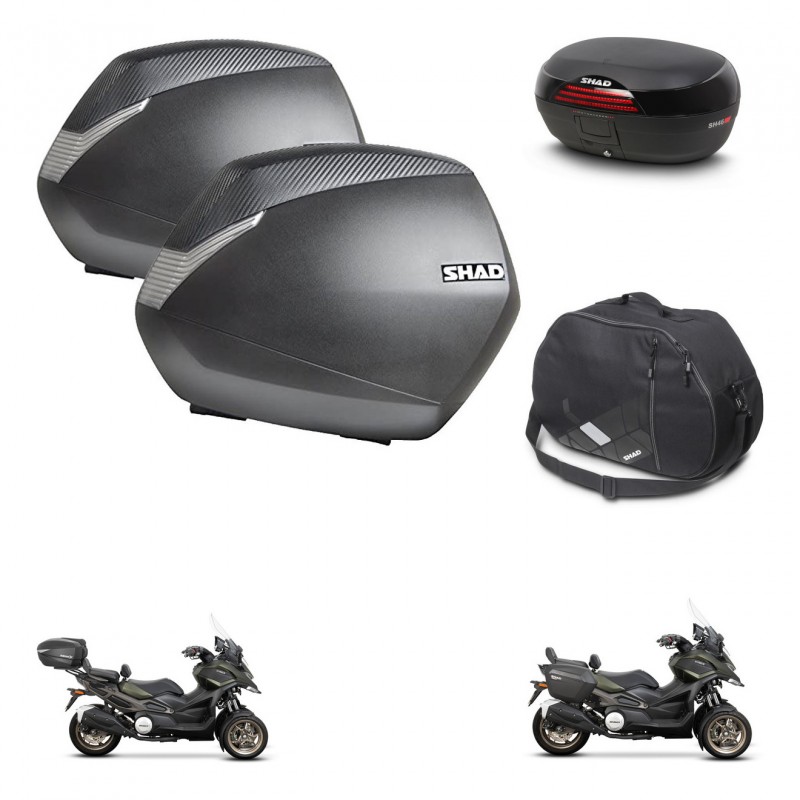 SHAD Baul SH46 + soporte montaje maletas SH36 accesorios 45 L KIT-477776