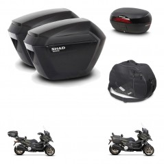 SHAD SH46 trunk + mounting bracket sh23 suitcases accessories 45 L KIT-477778