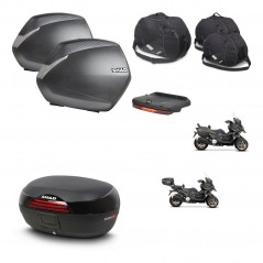 SHAD SH46 trunk + mounting bracket SH36 suitcases accessories 45 L KIT-477783