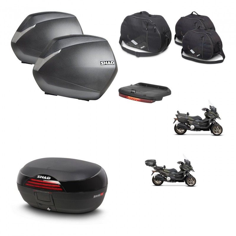 SHAD Baul SH46 + soporte montaje maletas SH36 accesorios 45 L KIT-477783