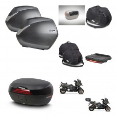 SHAD SH46 trunk + mounting bracket SH36 suitcases accessories 45 L KIT-477807