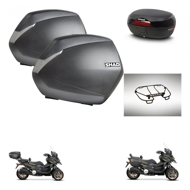 SHAD Baul SH46 + soporte montaje maletas SH36 accesorios 45 L KIT-477812