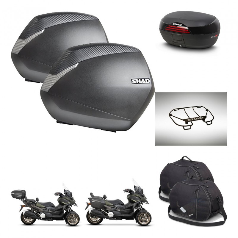 SHAD Baul SH46 + soporte montaje maletas SH36 accesorios 45 L KIT-477813