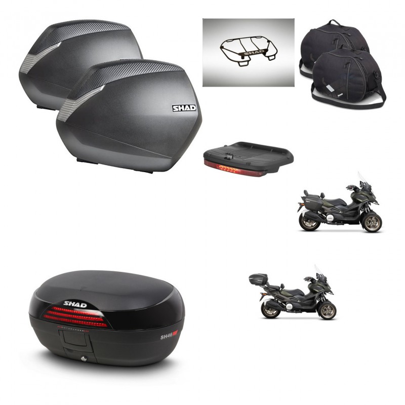 SHAD Baul SH46 + soporte montaje maletas SH36 accesorios 45 L KIT-477819