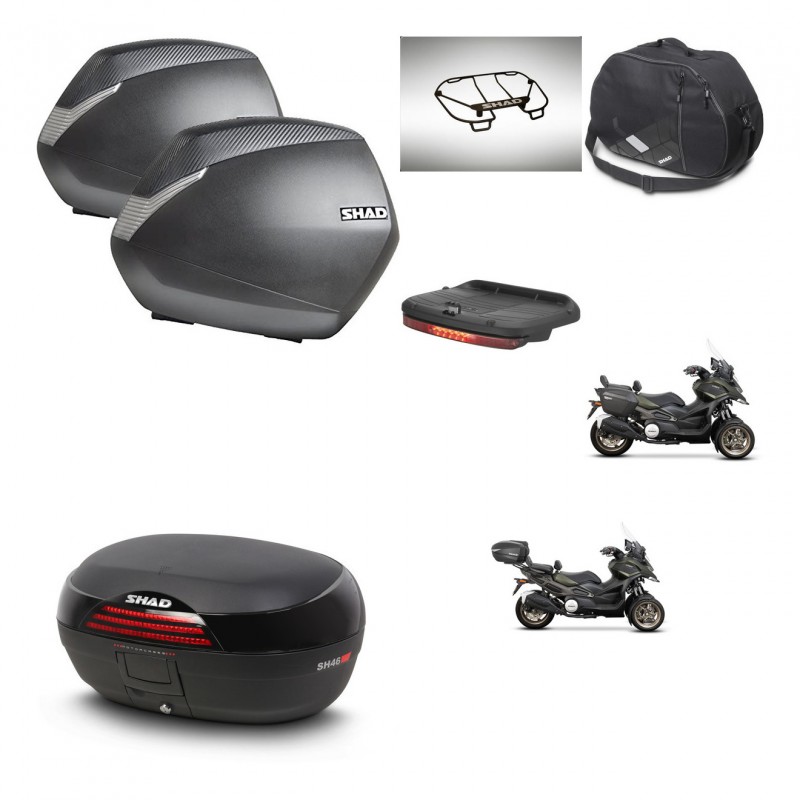 SHAD Baul SH46 + soporte montaje maletas SH36 accesorios 45 L KIT-477830