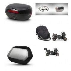 SHAD SH35 PREMIUM suitcases + mounting bracket SH46 trunk accessories 45 L KIT-477840