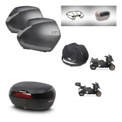 SHAD SH46 trunk + mounting bracket SH36 suitcases accessories 45 L KIT-477848