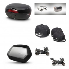 SHAD SH35 PREMIUM suitcases + mounting bracket SH46 trunk accessories 45 L KIT-477852