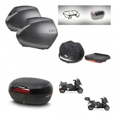 SHAD SH46 trunk + mounting bracket SH36 suitcases accessories 45 L KIT-477854
