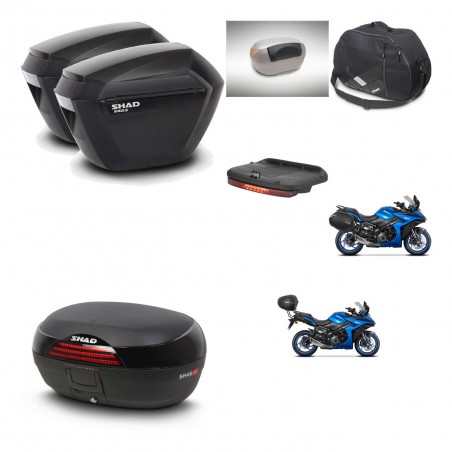 SHAD Baul SH46 + soporte montaje maletas sh23 accesorios 45 L KIT-477904