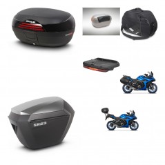 SHAD SH23 alu suitcases + mounting bracket SH46 trunk accessories 45 L KIT-477907