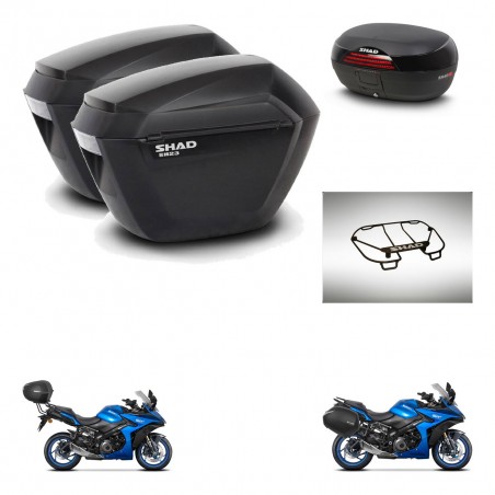 SHAD Baul SH46 + soporte montaje maletas sh23 accesorios 45 L KIT-477910