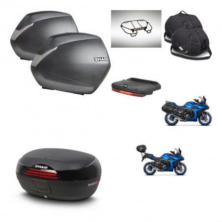 SHAD Baul SH46 + soporte montaje maletas SH36 accesorios 45 L KIT-477915