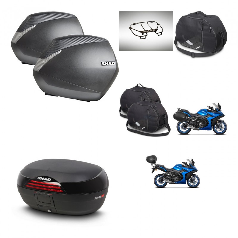 SHAD Baul SH46 + soporte montaje maletas SH36 accesorios 45 L KIT-477921