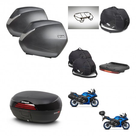 SHAD Baul SH46 + soporte montaje maletas SH36 accesorios 45 L KIT-477927