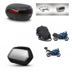 SHAD SH35 PREMIUM suitcases + mounting bracket SH46 trunk accessories 45 L KIT-477936
