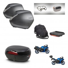 SHAD SH46 trunk + mounting bracket SH36 suitcases accessories 45 L KIT-477939
