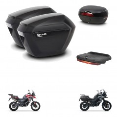 SHAD SH46 trunk + mounting bracket sh23 suitcases accessories 45 L KIT-480413