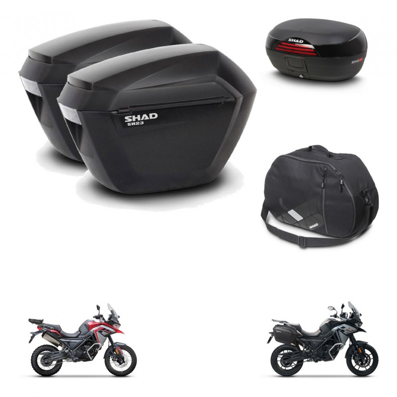 SHAD Baul SH46 + soporte montaje maletas sh23 accesorios 45 L KIT-480419