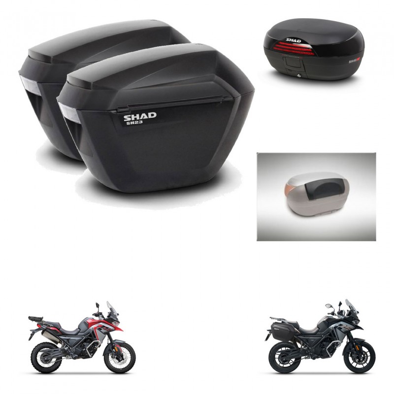 SHAD Baul SH46 + soporte montaje maletas sh23 accesorios 45 L KIT-480431