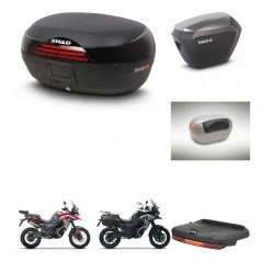 SHAD Maletas sh23 alu + soporte montaje baul SH46 accesorios 45 L KIT-480440