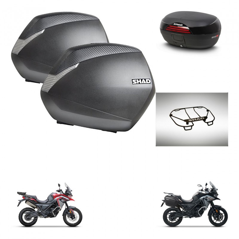 SHAD Baul SH46 + soporte montaje maletas SH36 accesorios 45 L KIT-480453
