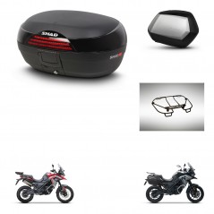 SHAD Maletas SH35 PREMIUM + soporte montaje baul SH46 accesorios 45 L KIT-480456
