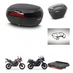 SHAD Maletas sh23 alu + soporte montaje baul SH46 accesorios 45 L KIT-480464