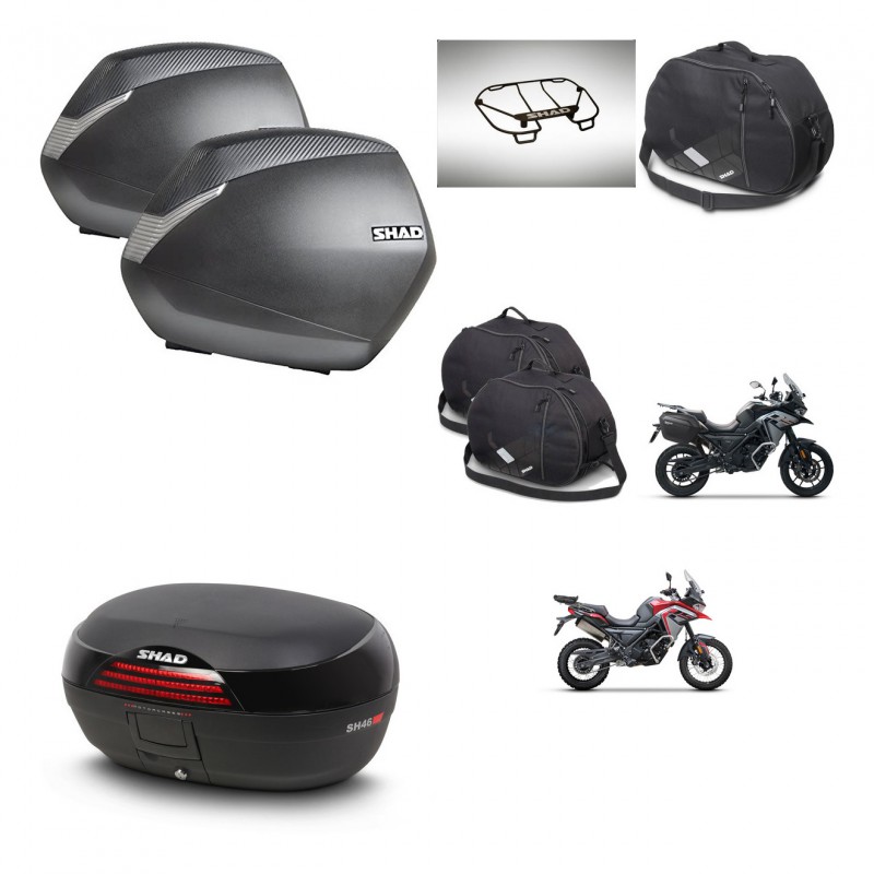 SHAD SH46 trunk + mounting bracket SH36 suitcases accessories 45 L KIT-480466