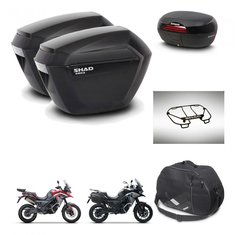 SHAD Baul SH46 + soporte montaje maletas sh23 accesorios 45 L KIT-480467