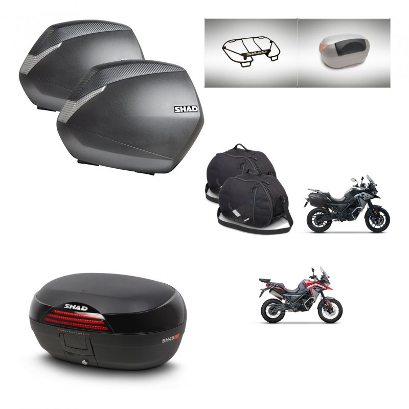 SHAD Baul SH46 + soporte montaje maletas SH36 accesorios 45 L KIT-480478
