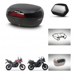 SHAD Maletas SH35 PREMIUM + soporte montaje baul SH46 accesorios 45 L KIT-480480