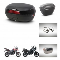 SHAD Maletas sh23 alu + soporte montaje baul SH46 accesorios 45 L KIT-480482