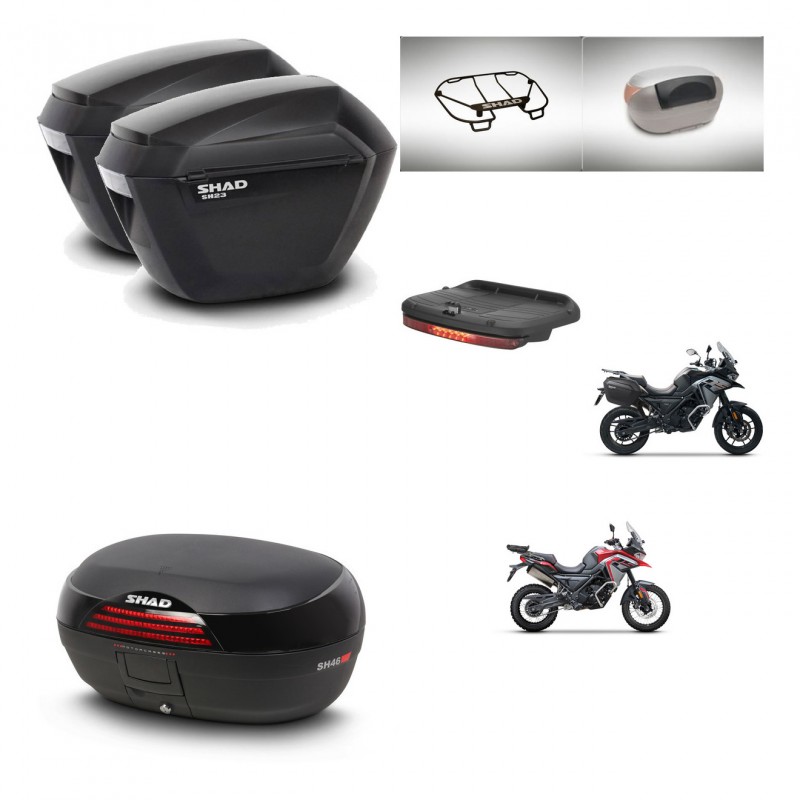 SHAD Baul SH46 + soporte montaje maletas sh23 accesorios 45 L KIT-480485