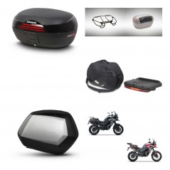 SHAD SH35 PREMIUM suitcases + mounting bracket SH46 trunk accessories 45 L KIT-480498