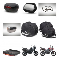 SHAD Maletas SH35 PREMIUM + soporte montaje baul SH46 accesorios 45 L KIT-480499