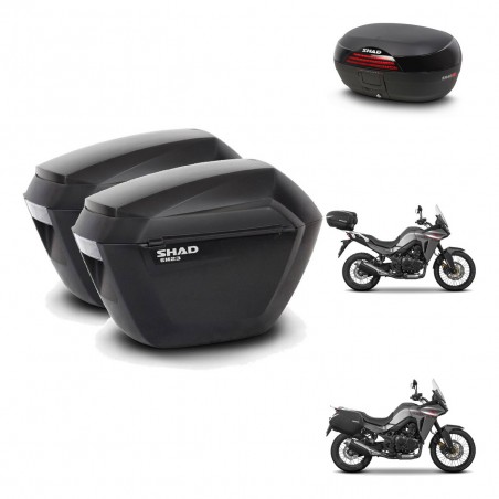 SHAD SH46 trunk + mounting bracket sh23 suitcases 45 L KIT-480503