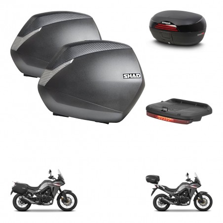 SHAD Baul SH46 + soporte montaje maletas SH36 accesorios 45 L KIT-480507