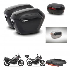 SHAD SH46 trunk + mounting bracket sh23 suitcases accessories 45 L KIT-480533