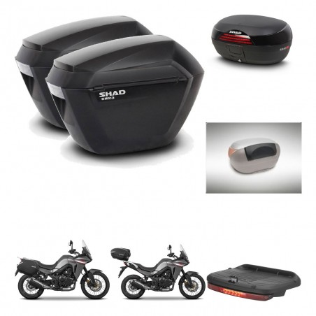 SHAD Baul SH46 + soporte montaje maletas sh23 accesorios 45 L KIT-480533
