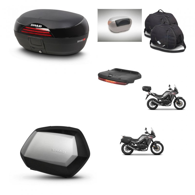 SHAD SH35 PREMIUM suitcases + mounting bracket SH46 trunk accessories 45 L KIT-480535
