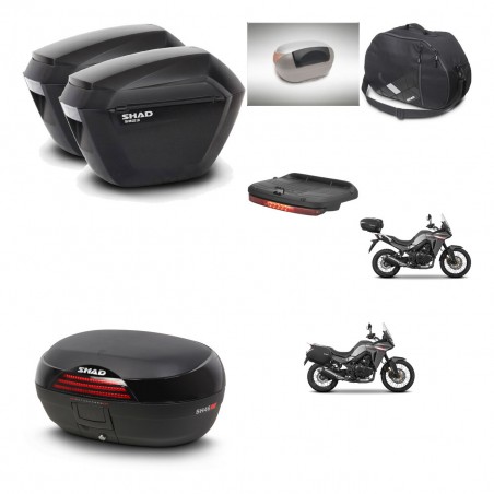 SHAD Baul SH46 + soporte montaje maletas sh23 accesorios 45 L KIT-480545
