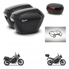 SHAD SH46 trunk + mounting bracket sh23 suitcases accessories 45 L KIT-480551