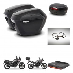SHAD SH46 trunk + mounting bracket sh23 suitcases accessories 45 L KIT-480557